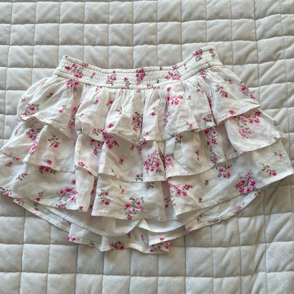 Hollister Tiered Mini Skort